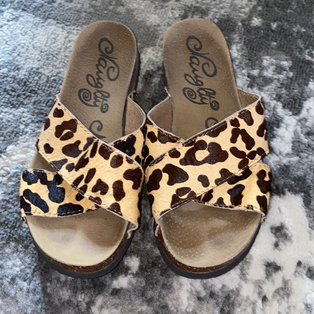 Leopard Sandals